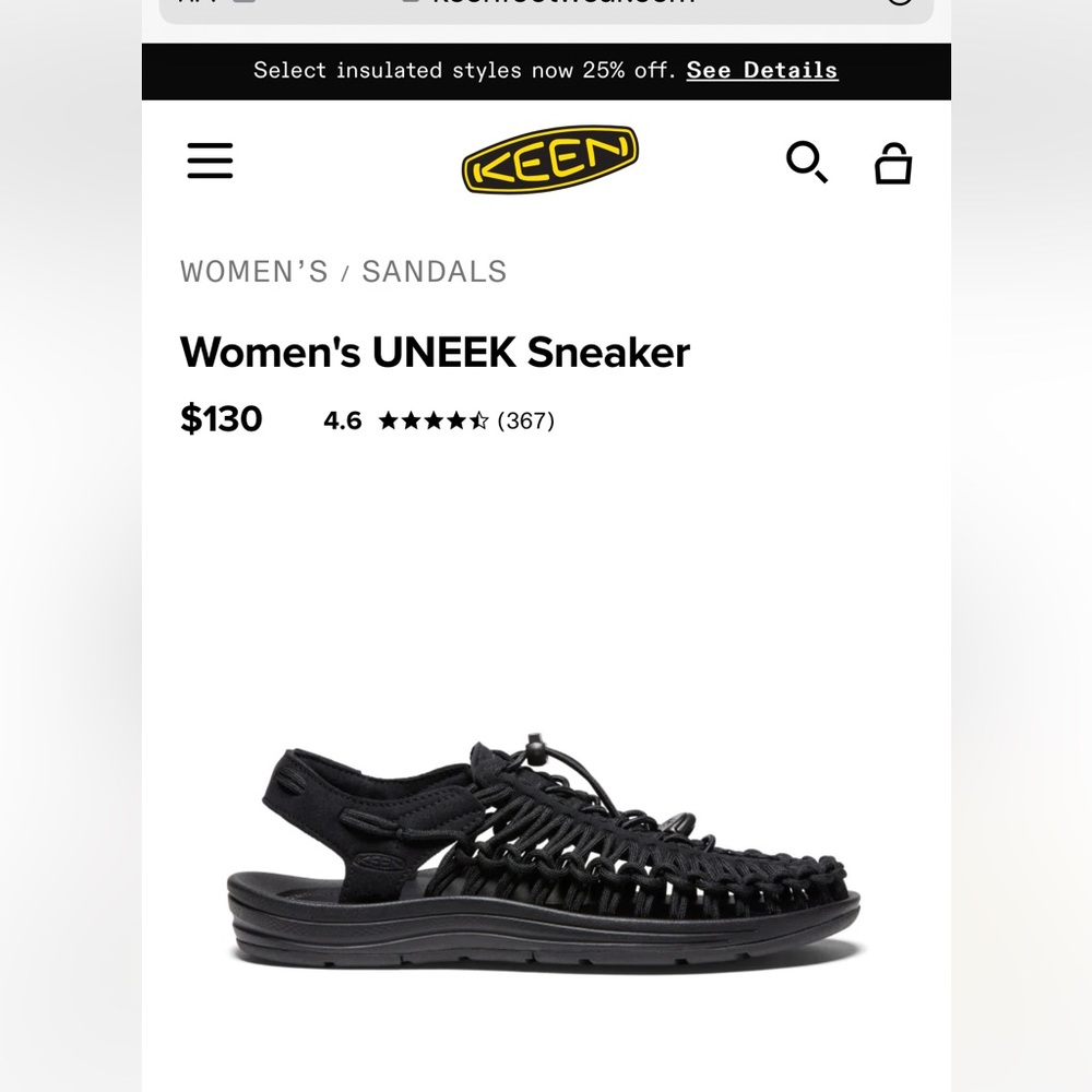 KEEN UNEEK Women’s Water Shoes